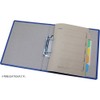 KINGJIM Vertical King File GX A4 Size, Double Opening, Blue
