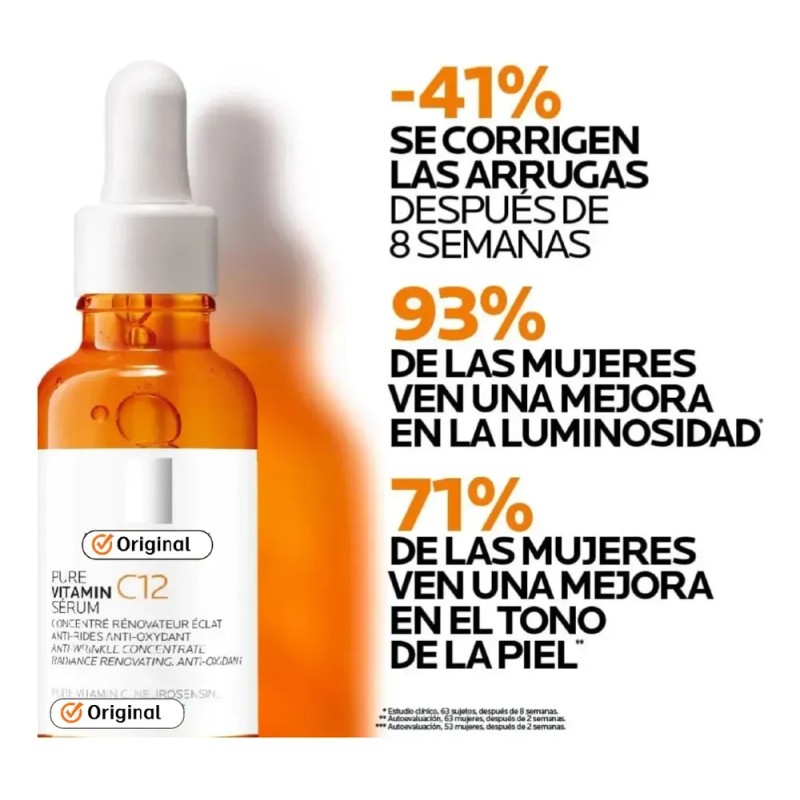 2 Bottles Vitamin C Serum For Brightening & Glowing Skin