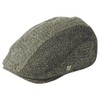 Failsworth Millinery Dalston Wool Flat Cap in Grey, Size: Large