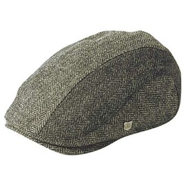 Failsworth Millinery Dalston Wool Flat Cap in Grey, Size: Large (59cm)