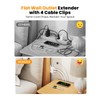 HONIZER Flat Outlet Extender with 4AC Side Outlet,Multi Plug with