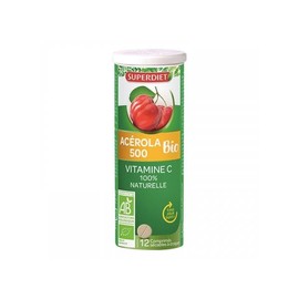 Superdiet 아세로라 500 오가닉 12정 Superdiet Acerola 500 Organic 12 Tablets
