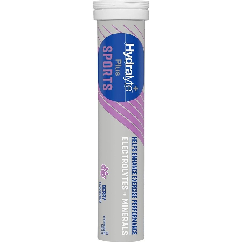 Hydralyte Plus Sport Effervescent Berry 20 Tablet