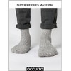 Occulto Men's Norwegian Socks Pack of 6 (Model: Finn), charcoal