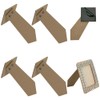 FINGERINSPIRE 6Pcs Easel Back Picture Frame 195x99x7.5mm MDF Photo Frame