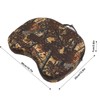 Seat Cushion Soft Flexible Portable Camouflage Concave Seat Cushion Pillow