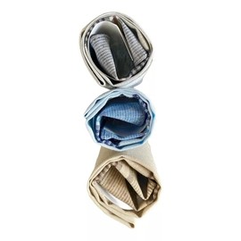 Elegante Pañuelo Algodón Tejido Caballero colores claros (3Pack)