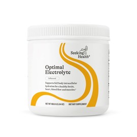 Seeking Health Optimal Electrolyte Powder, Unflavored, Healthy Energy and Endurance Support, Promotes Hydration and Healthy Muscles, Vegan and Vegetarian (30 servings)*