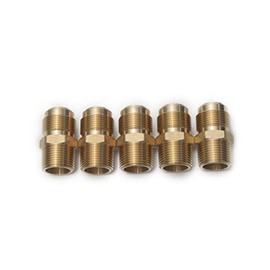 LTWFITTING Brass Flare 3/4" OD x 3/4" Male NPT Connector/Adapter Tube Fitting(pack of 5)