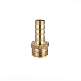 1Pcs BSP Hose connector Brass Pipe Fitting 6mm/8mm/10mm/12mm/16mm/19mm/25mm, Hose Barb Tail Male BSP Thread Connector Joint Copper Coupler Adapter