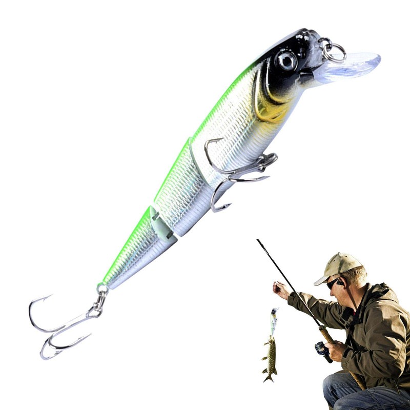 Minnow Fishing Lures | Three-Section Sinking Minnow Lures - Catfish