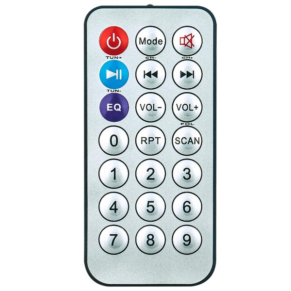 Replacement Remote Control Commander Compatible with QFX Portable Speaker PBX-81