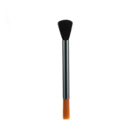 Grinder Brush Coffee Brush Grinder Cleaning Brush Dusting Espresso Brush Tool for Espresso Machine Toaster and Pollen Dual Head Brush with Aluminum Handle Ideal for Baristas and Kitchen Barista tools
