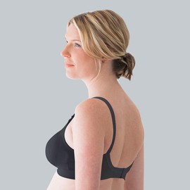 Medela Comfy Maternity Nursing Bra, Seamless Wirefree Pregnancy Nursing Bra with Elastic Band and Breathable Fabric for All Day Comfort White