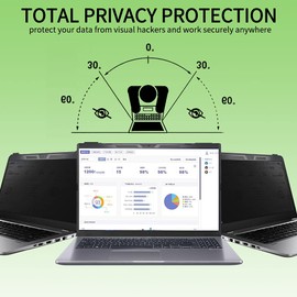 FiiMoo Hanging 14 Inch Premium Privacy Filter I Privacy Film I Notebook Privacy Filter Laptop Frame Hanging Type for 14 Inch Laptop (320 x 208 mm)