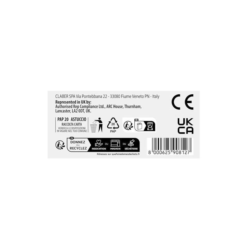 Claber 9V Solenoid Valve 1 Inch Internal Thread Underground Irrigation