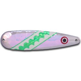 Warrior Lures Sport Fishing Spoons (Blue Pearl UV, Standard (4''))