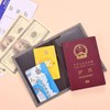 Generisch Passport Holder, Set of 2 PU Leather Passport Holder