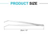 sourcing map Kitchen Tweezers Stainless Steel, 10 Inch Food Tongs