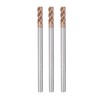 sourcing map 3pcs 3mm Dia 3mm Shank Square Nose End