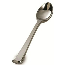Silver Plastic 4" Mini Tasting Spoons - 400 Spoons