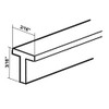 Gray T Sill Bead Vinyl for Framed Shower Doors -