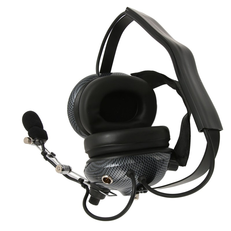 Aviation Headset Professional 5 Pin Connector K Head Noise Reduction