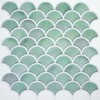 RoomMates TIL4571FLT StickTiles Aqua Scallop Peel and Stick Tile Backsplash