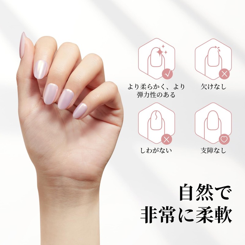 Modelones Nail Tip Short Oval Sanded Nail Tip 0452