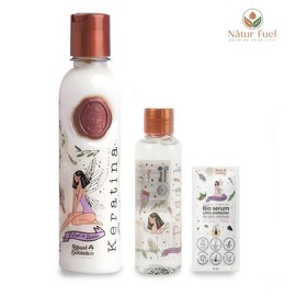 Keratina Ritual Botanico Organic Keratin 250ml – Hair Smoothing & Straightening Treatment, Formaldehyde-Free, Infused with 12 Natural Oils