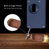 Caseti Urban Single Torch Flame Lighter, Built in Cutter, Built