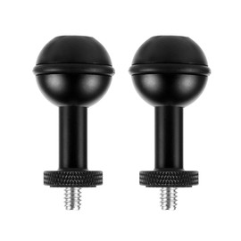 CS PRIORITY Underwater Ball Head Adapter, 1/4 Inch M5 Screw, Adjustable Fixed Bracket, Anti-Loose Camera Mount, Diving Tray, Flash Light Holder for Photography Accessories (2 Pieces M5 Adapters