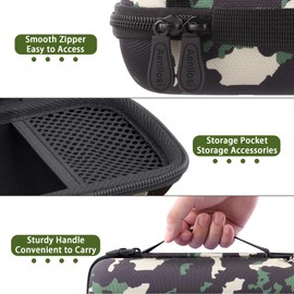 Aenllosi for JBL Flip 7/Flip 6/Flip 5 Portable Bluetooth Speaker Hard Travel Protective Storage Case,Case Only (Camouflage)