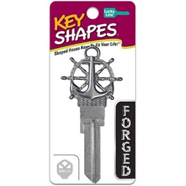 Lucky Line Forged Key Shapes, Anchor - House Key Blank, KWI/11, 1 Key (B304K)