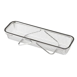 Leye Strainer Mesh Basket, Slim Size, Stainless Steel, Width 16.1 inches (41 cm), Compact Design, For Draining Vegetables and Dishes, Made in Japan
