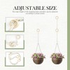 8 Pack Connectable Macrame Plant Hangers, Hanging Plant Extender with