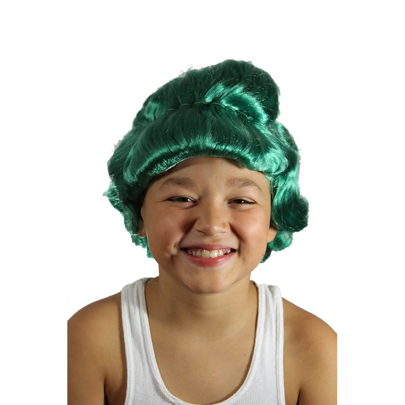 Peluca Oompa Loompa (verde) Talla única