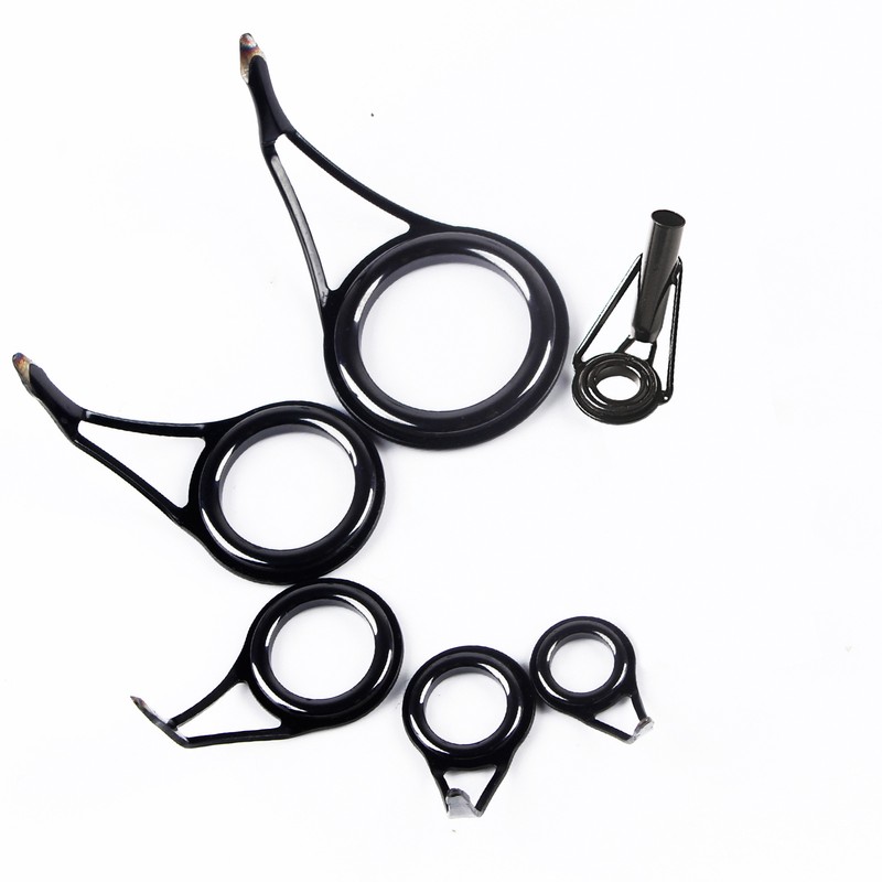 35pcs Fishing Rod Repair Kit Ceramic High Carbon Steel Fishing
