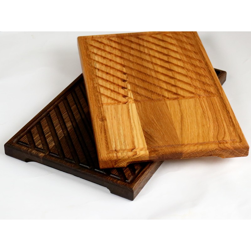 B4K® Oak Steak Board - Serving Board for Steak &