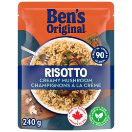BEN'S ORIGINAL Risotto Creamy Mushroom Side Dish, 240g Pouch