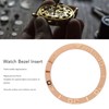 Watch Bezel Insert 38mm Ceramic Embossed Digit Watch Bezel Ring
