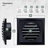 Vent Systems Diameter 100 mm, outer dimensions 148 x 153