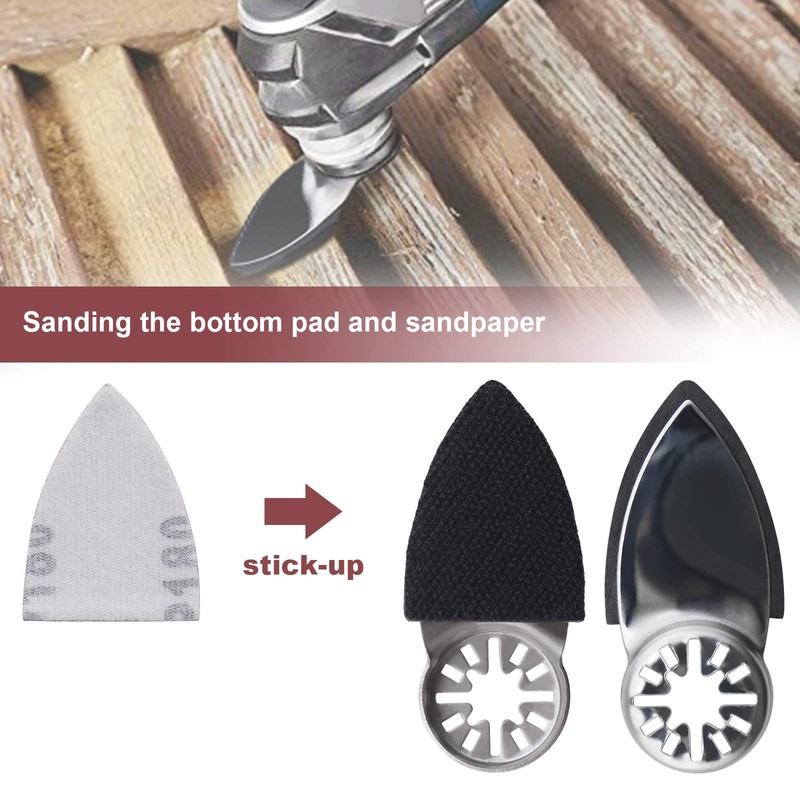 Be In Your Mind 2Pcs Finger Sanding Pads 52x37x7mm Multifunctional