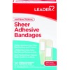 Leader Sheer Adhesive Bandages, Packs ofBlends with Skin, Helps Prevent
