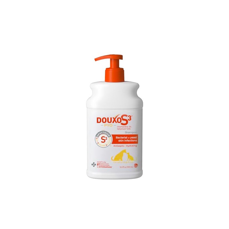 Douxo S3 PYO Shampoo 16.9 oz (500 mL)