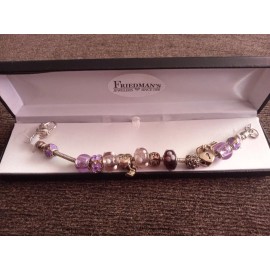 Friedman's Jewelers MOM Charm Bracelet NEW