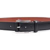 Lacoste LB67865 Men's Casual Belt, Cowhide Leather, Black