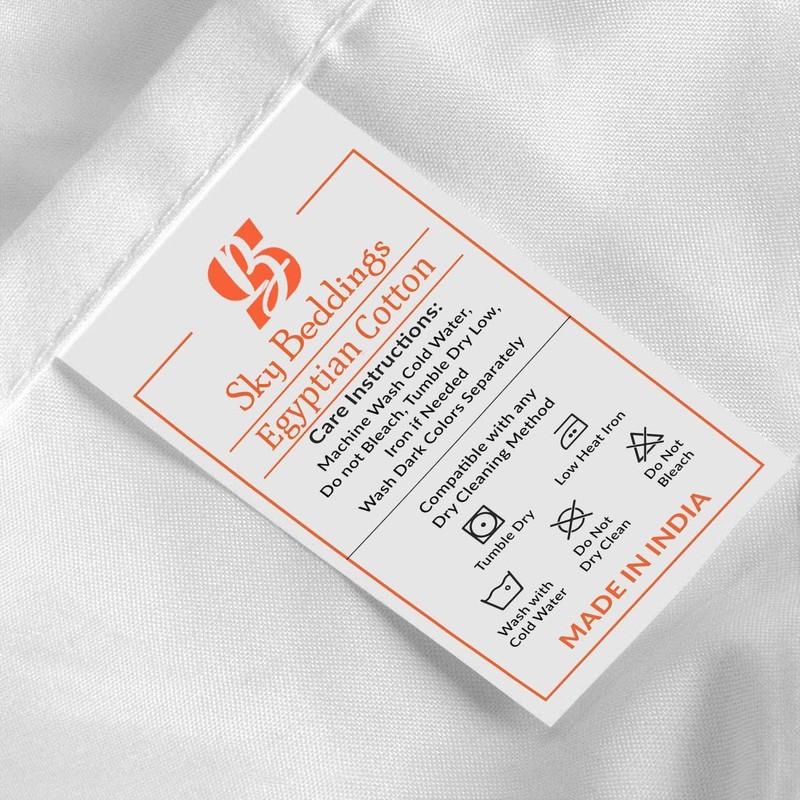 Split California King Sheets Set - 100% Egyptian Cotton, 600