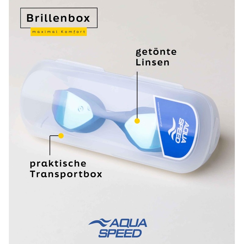 Aqua Speed Riptide Swimming Goggles for Training & Leisure, Mirrored