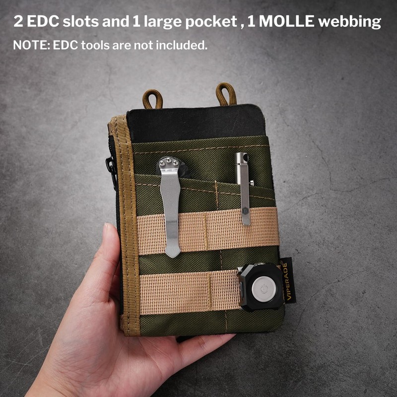 VIPERADE VE18 Small EDC Bag, Small Tool Bag with 6